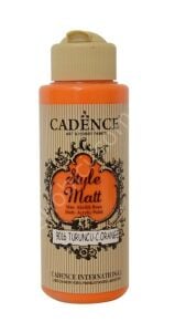 Cadence Style Matt Akrilik Boya S9016 Turuncu 120ml