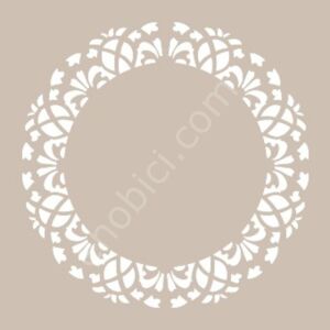 YB62 22x22 Cadence Yuvarlak Seri Stencil