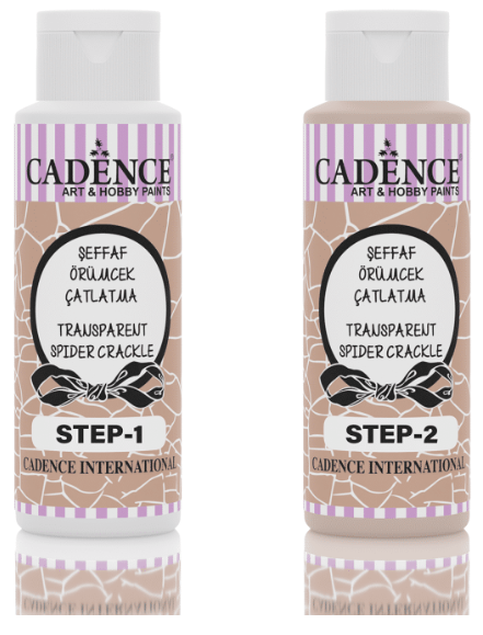 Cadence Örümcek Çatlatma 3015 Antik Krem 70ml+70ml