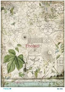 Diamond Pirinç Dekopaj Kağıdı - 1310