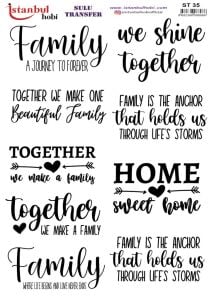 Sulu Transfer Kağıdı 25x35cm ST-035