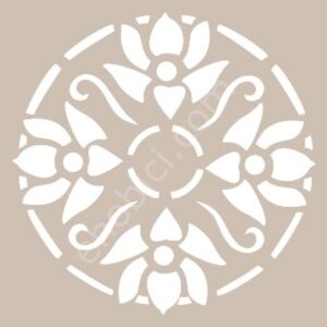 YB64 22x22 Cadence Yuvarlak Seri Stencil