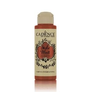 Cadence Style Matt Akrilik Boya S9044 Kök Kırmızı 120ml