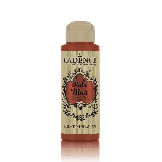 Cadence Style Matt Akrilik Boya S9044 Kök Kırmızı 120ml