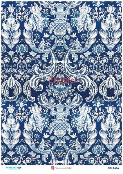 Diamond Pirinç Dekopaj Kağıdı - 2666