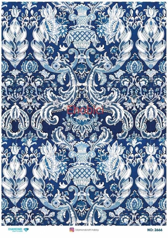 Diamond Pirinç Dekopaj Kağıdı - 2666