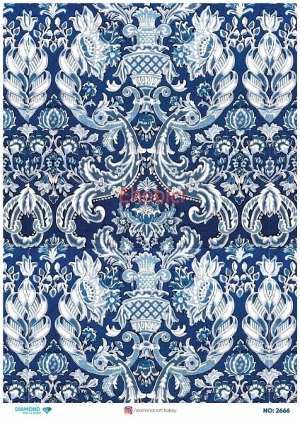 Diamond Pirinç Dekopaj Kağıdı - 2666