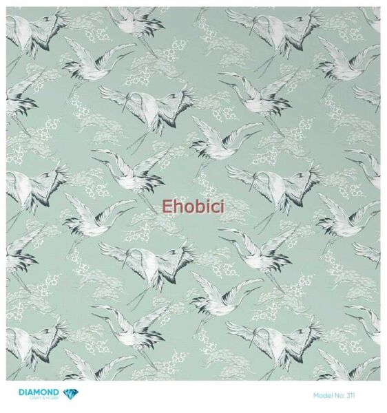 Diamond Pirinç Dekopaj Kağıdı - 311 - 30x30