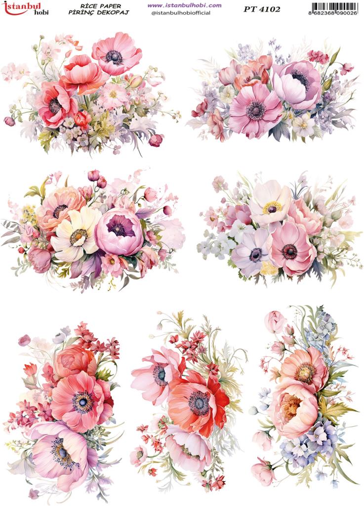 Pirinç Dekopaj Kağıdı 30x42cm PT-4102