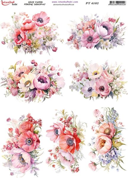 Pirinç Dekopaj Kağıdı 30x42cm PT-4102