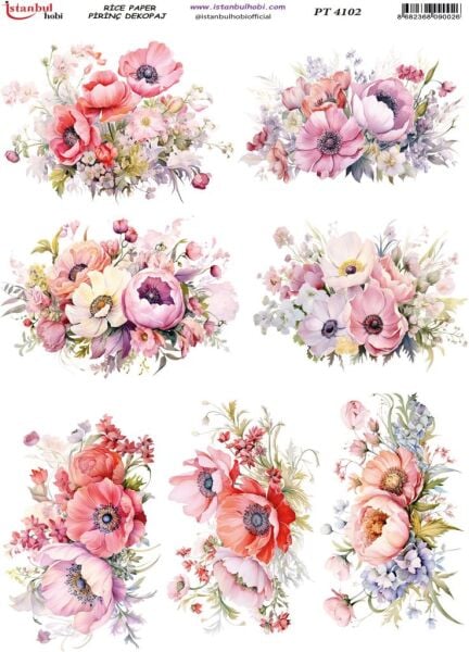 Pirinç Dekopaj Kağıdı 30x42cm PT-4102