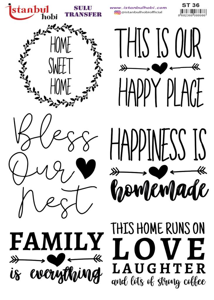 Sulu Transfer Kağıdı 25x35cm ST-036