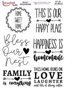 Sulu Transfer Kağıdı 25x35cm ST-036