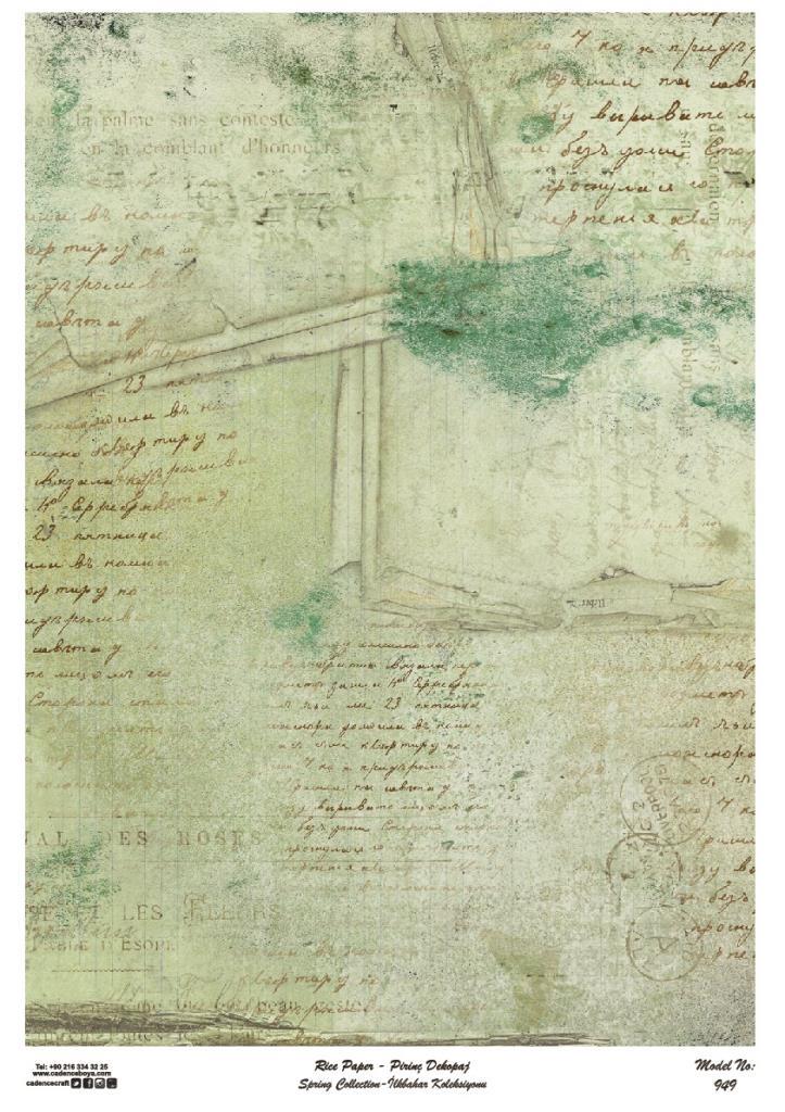 Cadence Pirinç Dekopaj Kağıdı Model - 949