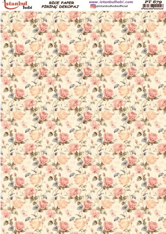 Pirinç Dekopaj Kağıdı 30x42cm PT-679