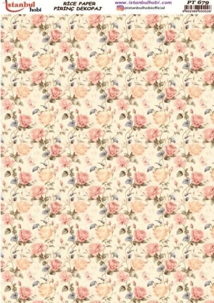 Pirinç Dekopaj Kağıdı 30x42cm PT-679