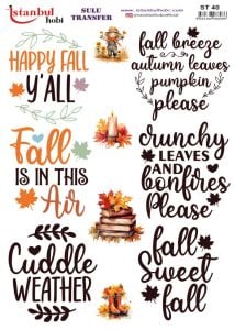 Sulu Transfer Kağıdı 25x35cm ST-040