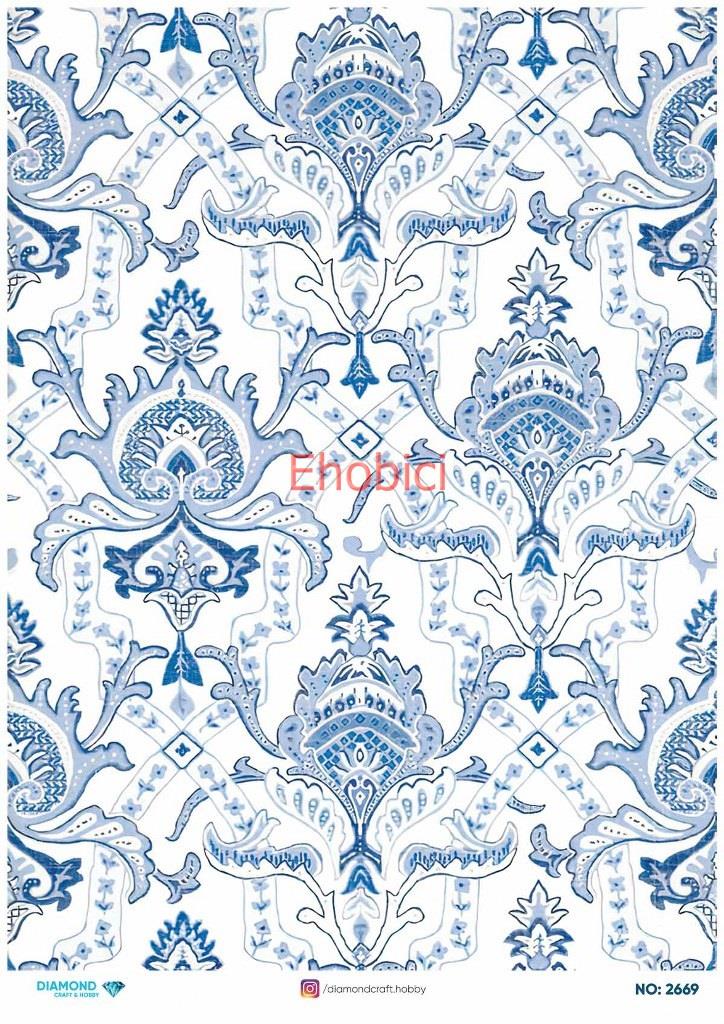 Diamond Pirinç Dekopaj Kağıdı - 2669