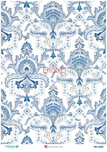 Diamond Pirinç Dekopaj Kağıdı - 2669