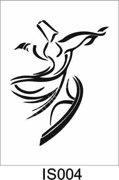 İslami Temalı Desenler Stencil Şablon (21x30) İS-004