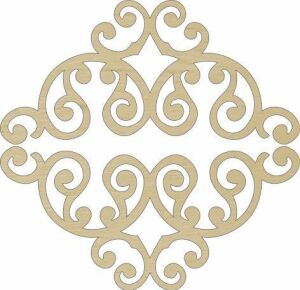 Boyanabilir Mix Media Ahşap Obje MX-18