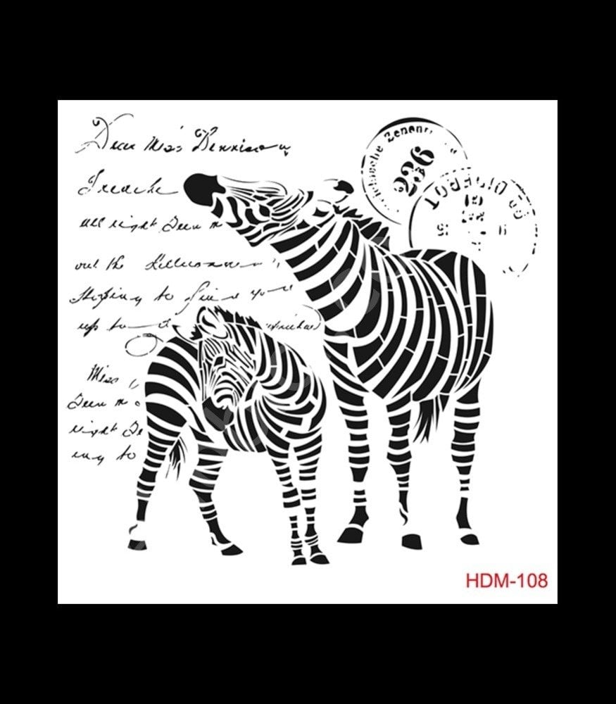HDM108 Cadence Home Dekor Stencil 25x25