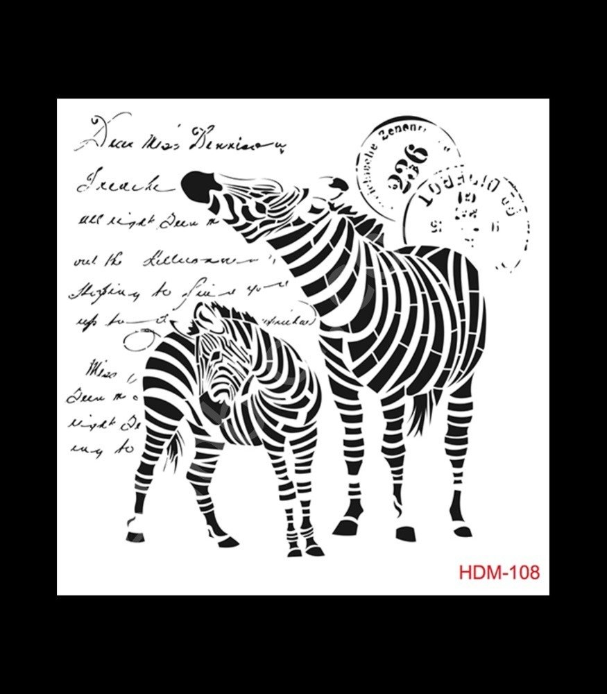 HDM108 Cadence Home Dekor Stencil 25x25