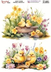 Pirinç Dekopaj Kağıdı 30x42cm PT-1497