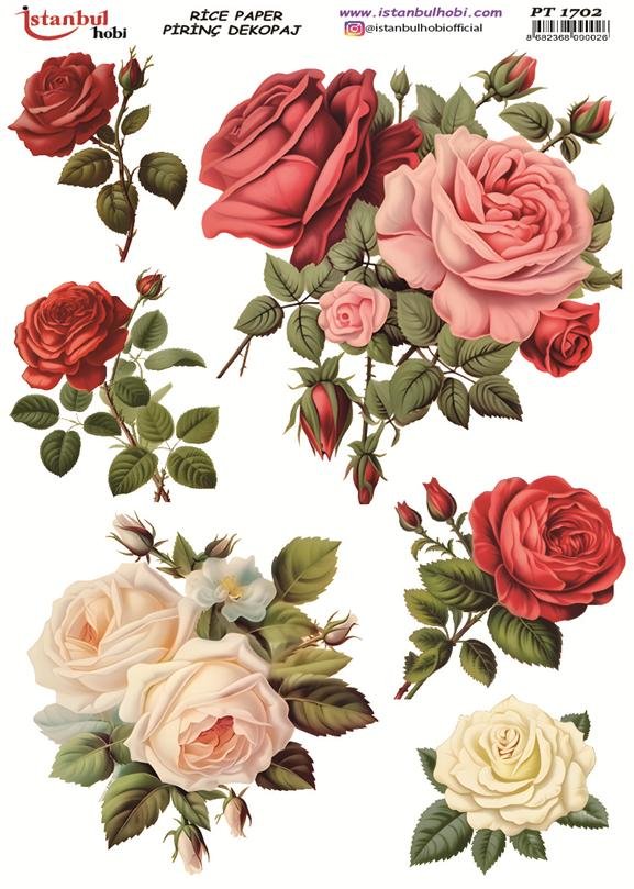 Pirinç Dekopaj Kağıdı 30x42cm PT-1702