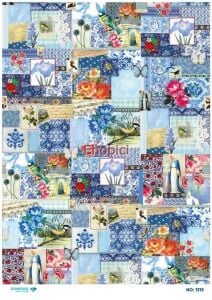 Diamond Pirinç Dekopaj Kağıdı - 1315