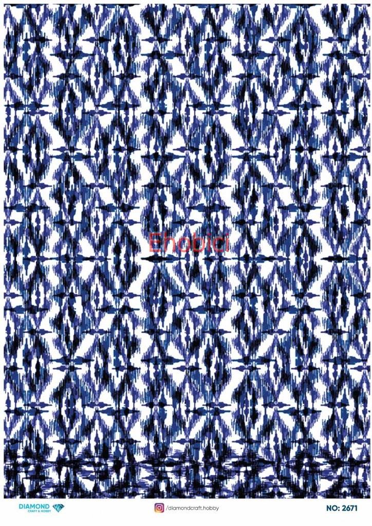 Diamond Pirinç Dekopaj Kağıdı - 2671