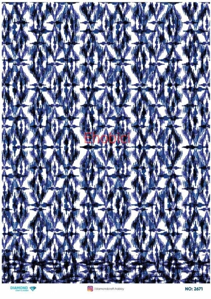 Diamond Pirinç Dekopaj Kağıdı - 2671