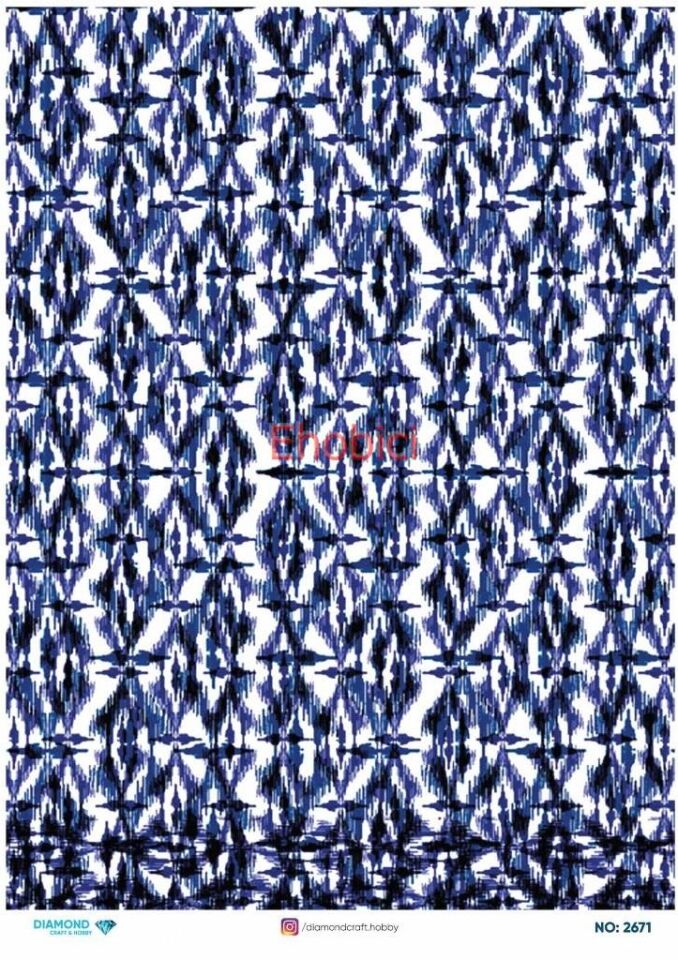 Diamond Pirinç Dekopaj Kağıdı - 2671