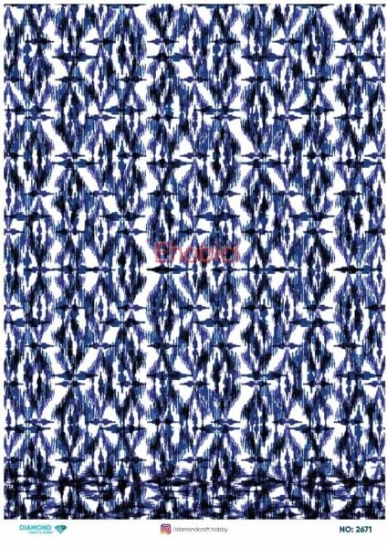 Diamond Pirinç Dekopaj Kağıdı - 2671