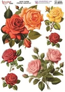 Pirinç Dekopaj Kağıdı 30x42cm PT-1703