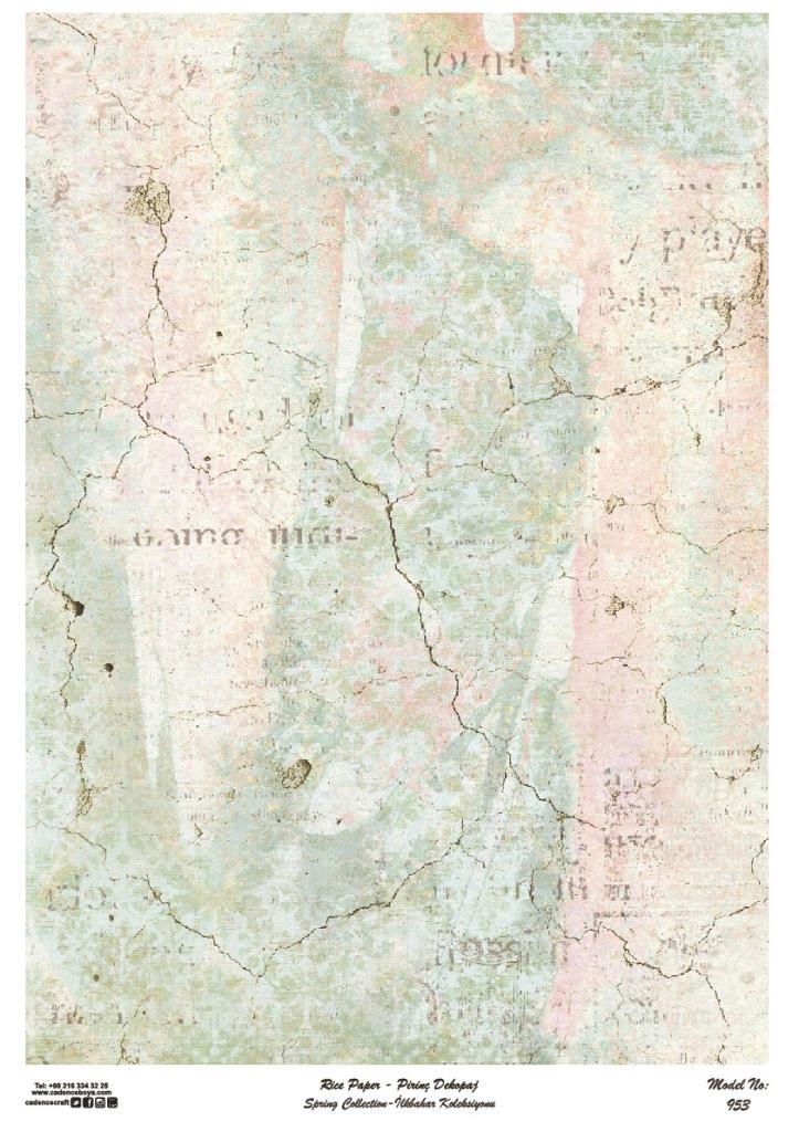 Cadence Pirinç Dekopaj Kağıdı Model - 953
