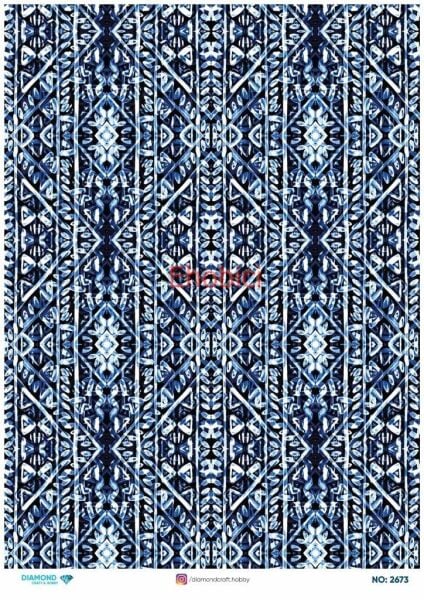 Diamond Pirinç Dekopaj Kağıdı - 2673