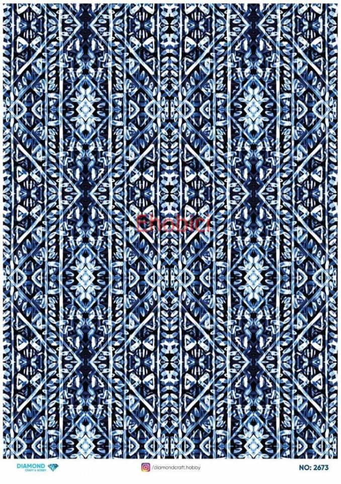 Diamond Pirinç Dekopaj Kağıdı - 2673