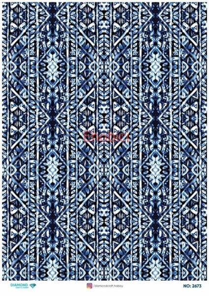 Diamond Pirinç Dekopaj Kağıdı - 2673