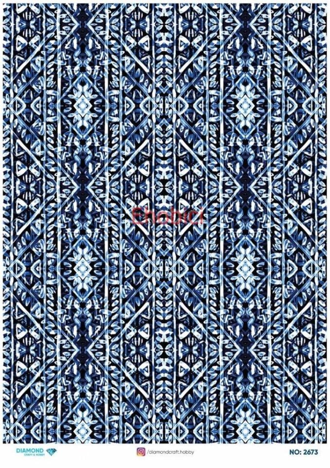 Diamond Pirinç Dekopaj Kağıdı - 2673