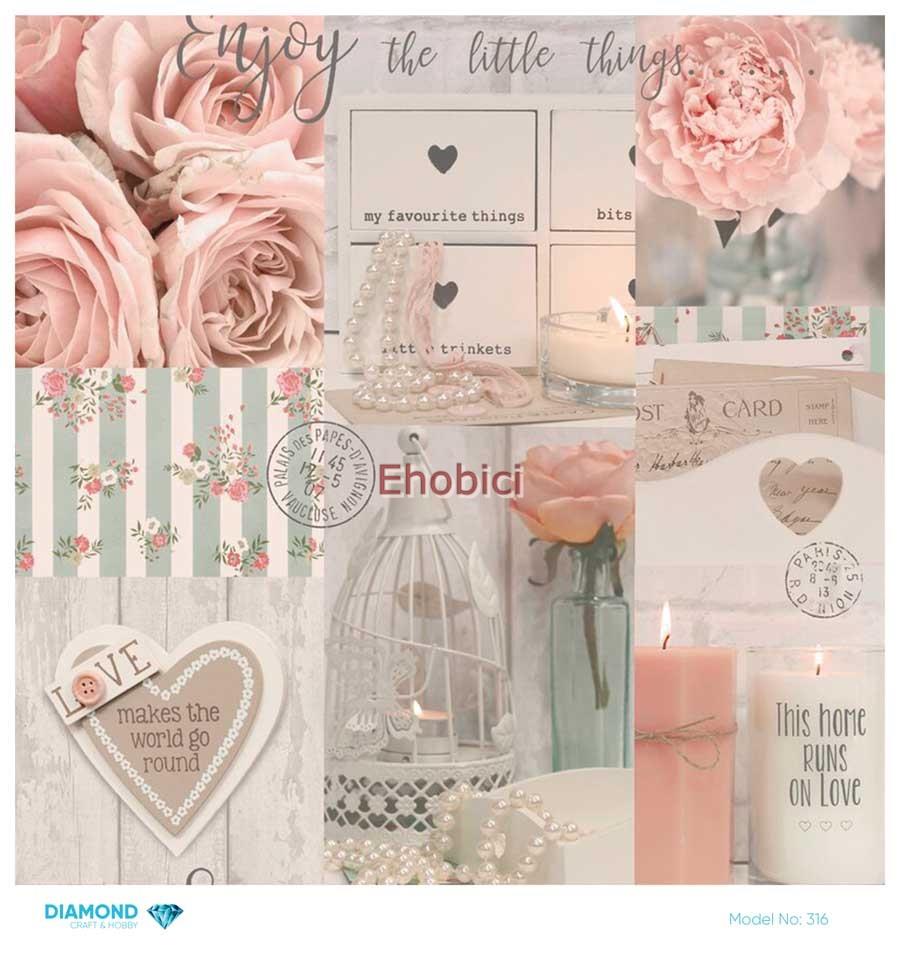 Diamond Pirinç Dekopaj Kağıdı - 316