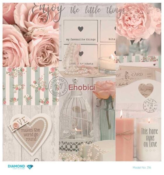 Diamond Pirinç Dekopaj Kağıdı - 316