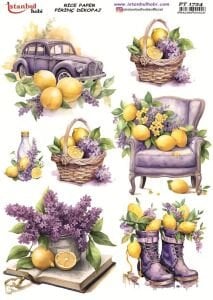 Pirinç Dekopaj Kağıdı 30x42cm PT-1724