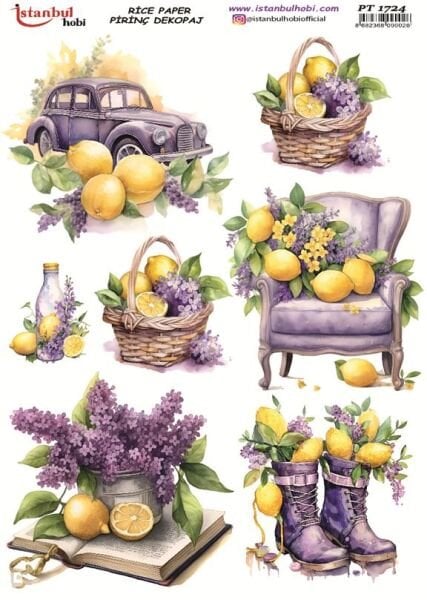 Pirinç Dekopaj Kağıdı 30x42cm PT-1724