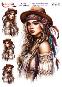 Sulu Transfer Kağıdı 25x35cm ST-1763