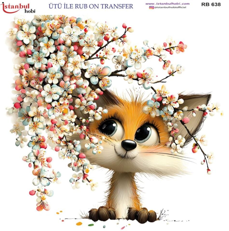 Ütü ile Rub On Transfer Kağıdı 30x30cm RB-638