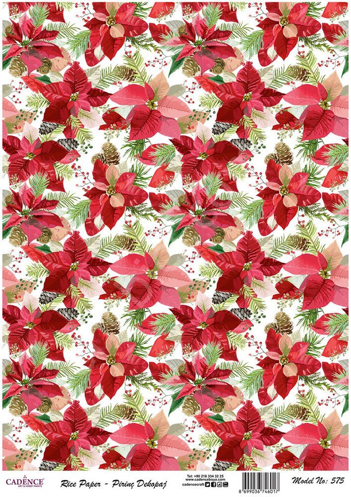 Cadence Pirinç Dekopaj Kağıdı - Model 575