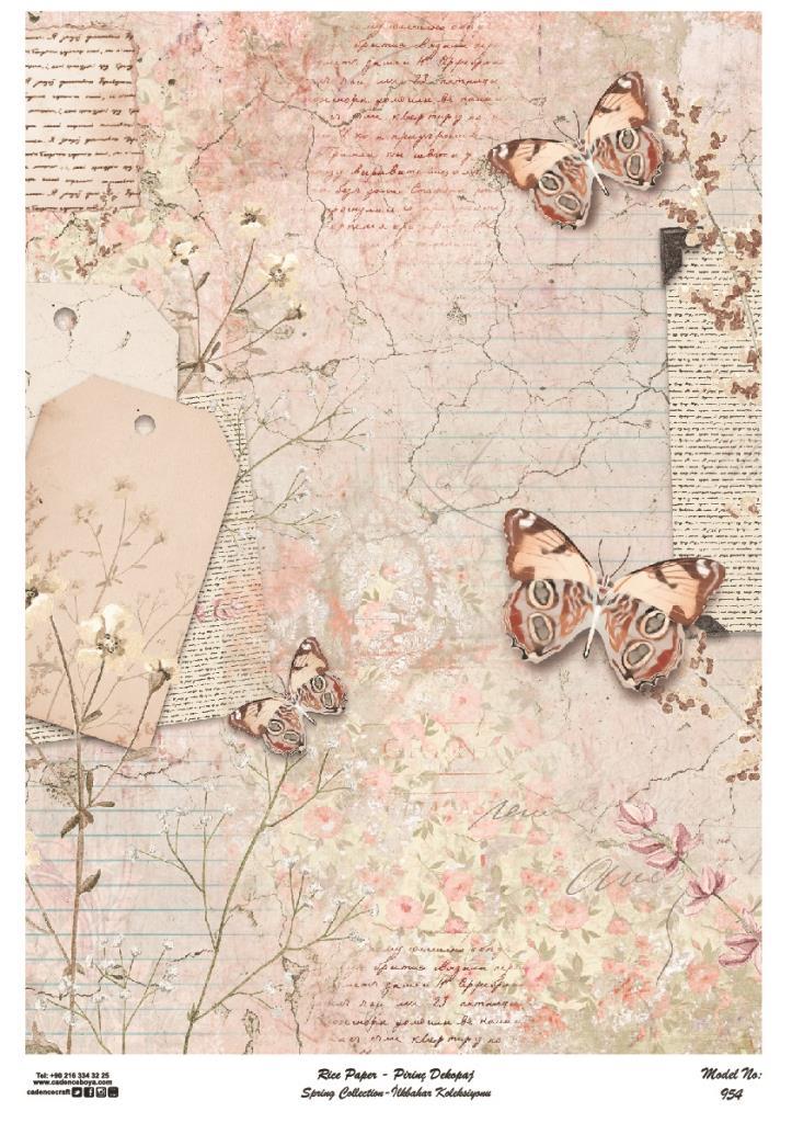 Cadence Pirinç Dekopaj Kağıdı Model - 954