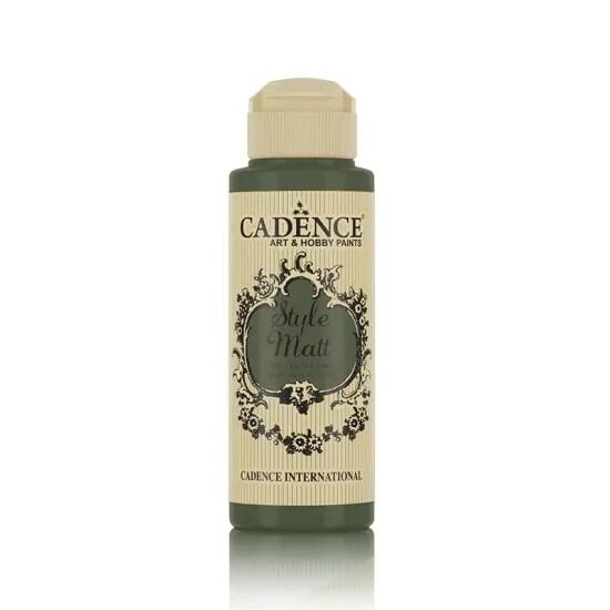 Cadence Style Matt Akrilik Boya S9053 Koyu Ela Yeşil 120ml
