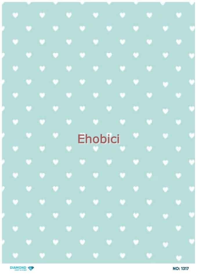 Diamond Pirinç Dekopaj Kağıdı - 1317